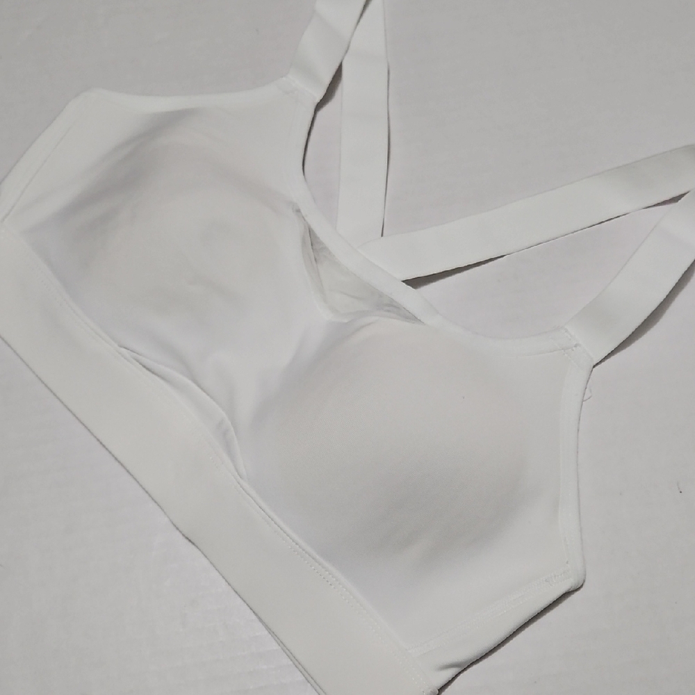 Avia Seamless White Padded Support Sporty - Bra Size M